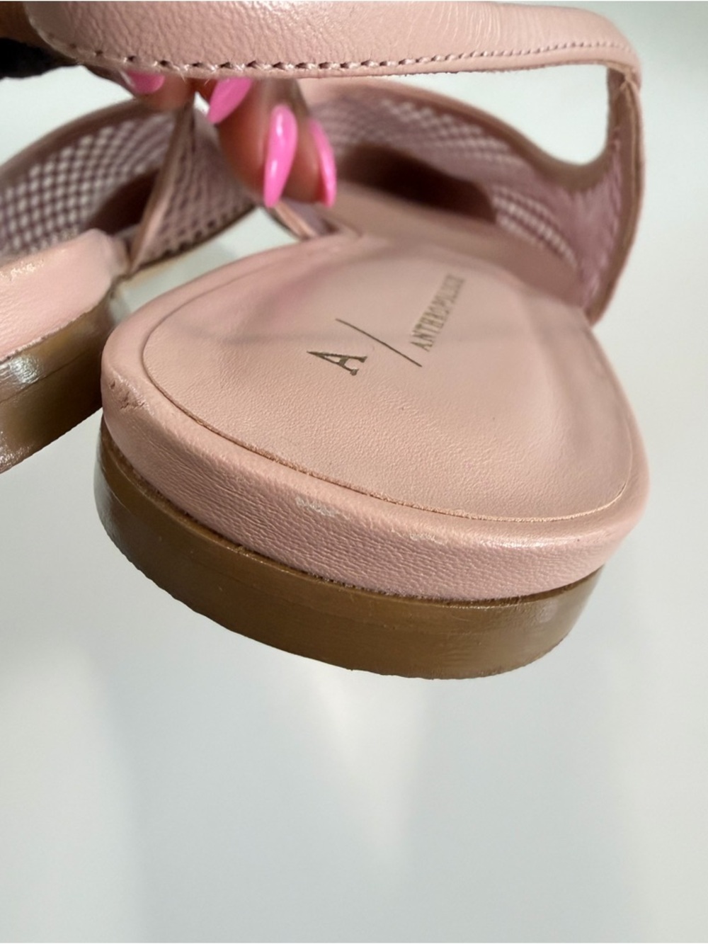 Anthropologie Mesh Slingback Pointed Toe Flats - Picture 4 of 11